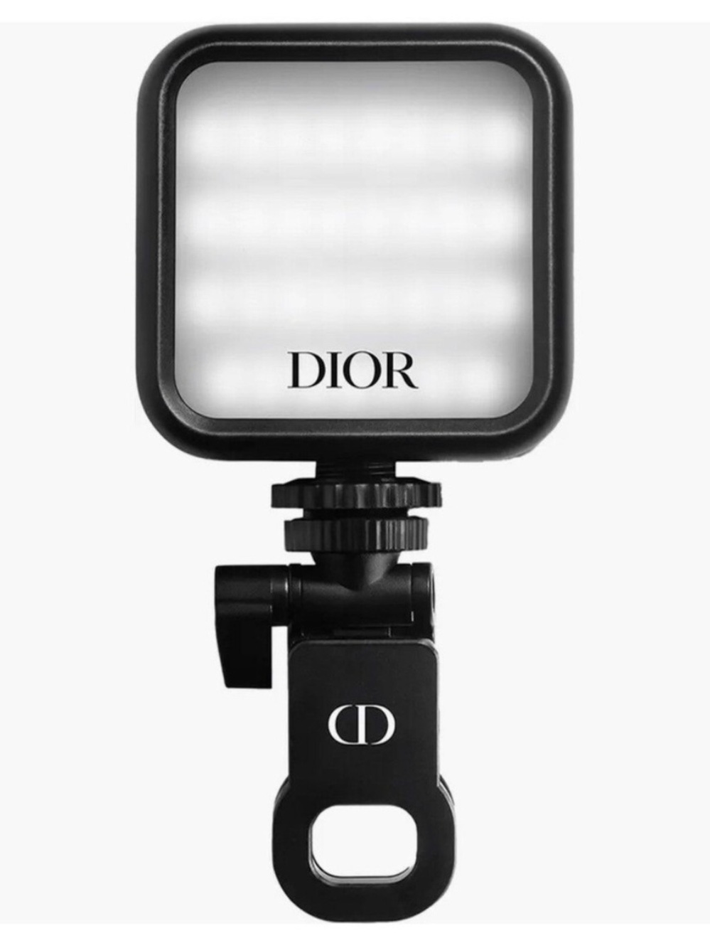 NEW Dior Selfie Phone Clip Black On-Camera LED Light📸